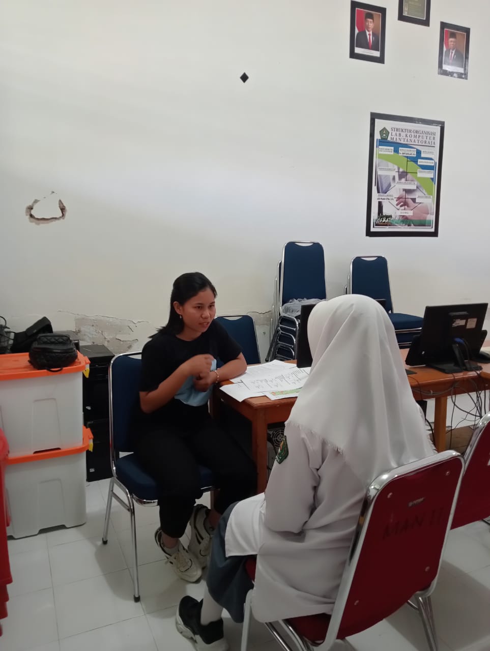 Pelayanan Konseling  bekerja sama dengan dinas kesehatan